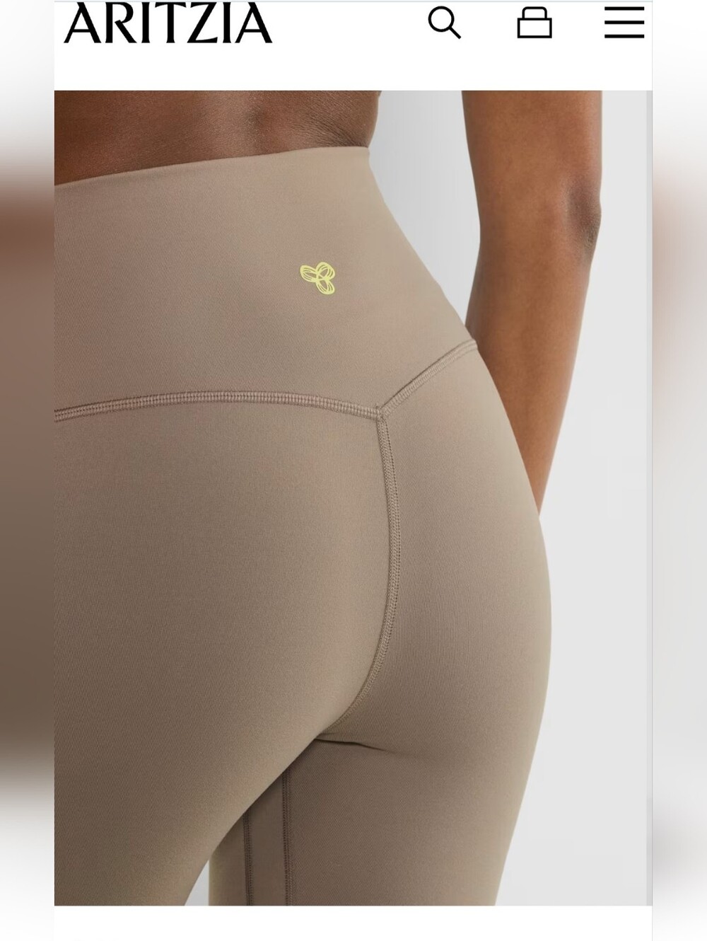 Aritzia- Golden Life Cheeky High Rise 26" Inseam Legging NWOT
